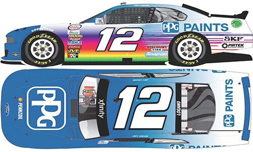 2017 JOEY LOGANO #12 PPG PAINTS SPECIAL (XFINITY) 1/24