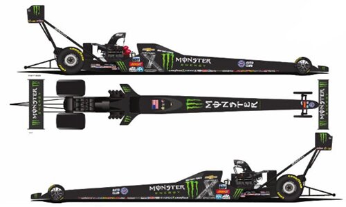 2017 BRITTANY FORCE MONSTER ENERGY NHRA TOP FUEL DRAGSTER 1/32